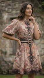 robe courte choco imprimée femme TPGK