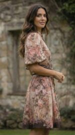 robe courte choco imprimée femme TPGK